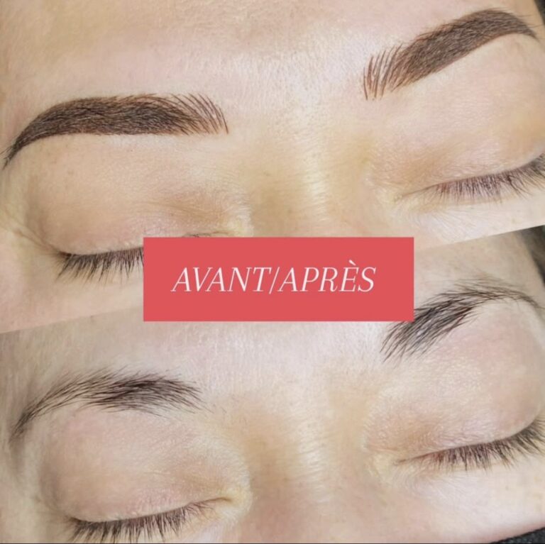 Sourcils restructurés par dermopigmentation