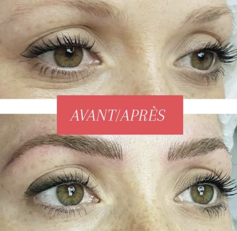 Résultat naturel de dermopigmentation des sourcils
